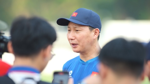 HLV Kim Sang Sik: ‘Chúng tôi sẽ cố gắng thắng đậm U22 Lào ở trận ra quân’